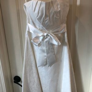 White House Black Market strapless dress. Size 4.